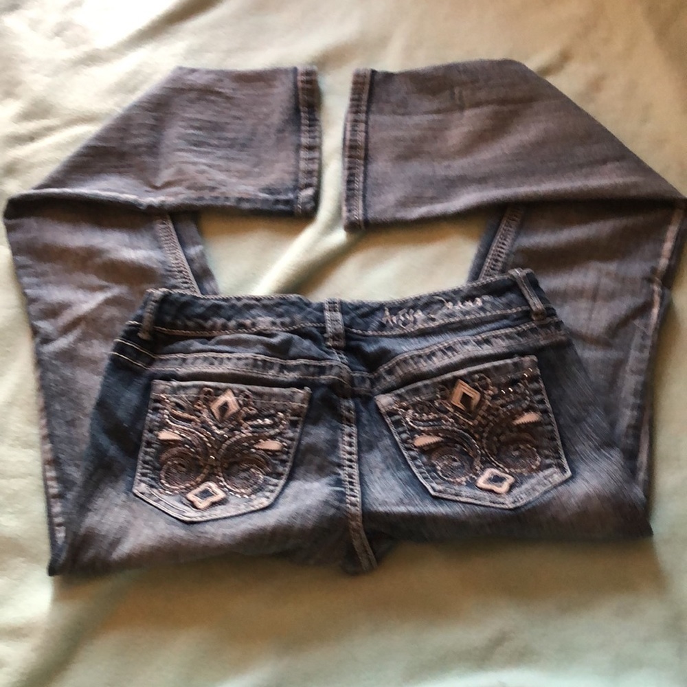 Ariya jeans boot cut light denim blue jeans size 5/6 - Picture 4 of 7